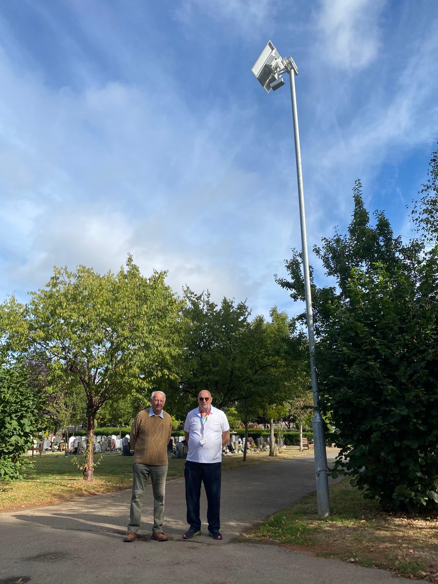 🎥 Working with the Oadby &amp; Wigston Community Safety Partnership we have installed permanent CCTV cameras in Wigston and Oadby cemeteries to deter crime and antisocial behaviour.
🎥 We have been working closely with police to tackle the issue of vandalism in our cemeteries, with