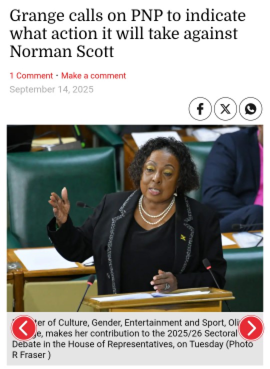 duttylaborite's tweet photo. VERY GOOD CALL BY @Babsy_grange HOW CAN #ANYMAN IN POSITION OF AUTHORITY PUT HIS HAND ✋ IN THE FACE OF A JAMAICAN WOMAN THIS IS A PATTERN BUT COMING FROM A LEADER WHO SAID MELISSA DIED IN HER SLEEP WE CALLING ON @MarkJGolding WE DEMANS ACTION AGAINST THIS ANIMAL NORMAN SCOTT https://t.co/uTCfDUnicj
