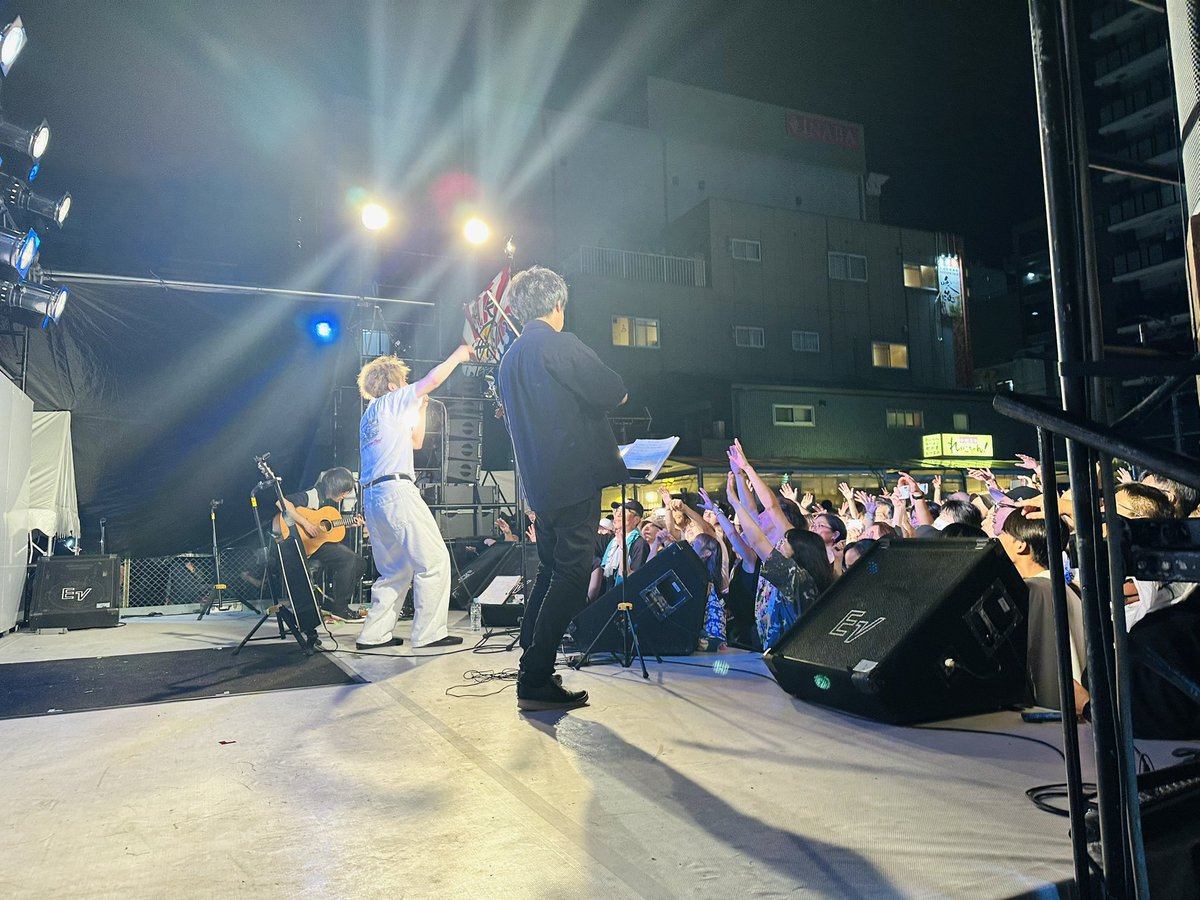 手拭い、全然売れないけどMASHのライブが変わらず最高でめっちゃ盛り上がってるんで良いのです😊