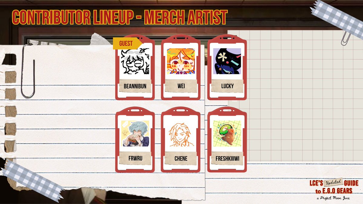 LCEguidezine's tweet image. CONTRIBUTOR LINEUP (1/2)

Let's welcome our incredible line-up of contributors! We're excited to see the fruit of everyone's research.

Each of our researchers will have their own moderator/contributor spotlight post, so please look forward to it 👀