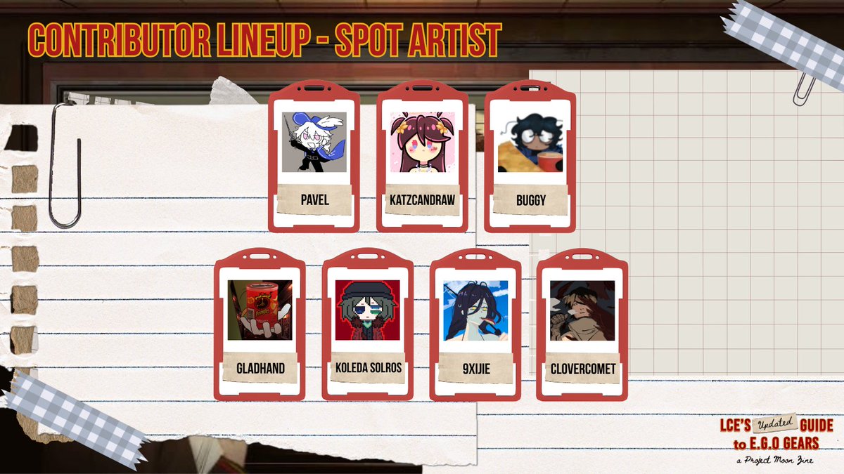 LCEguidezine's tweet image. CONTRIBUTOR LINEUP (1/2)

Let's welcome our incredible line-up of contributors! We're excited to see the fruit of everyone's research.

Each of our researchers will have their own moderator/contributor spotlight post, so please look forward to it 👀