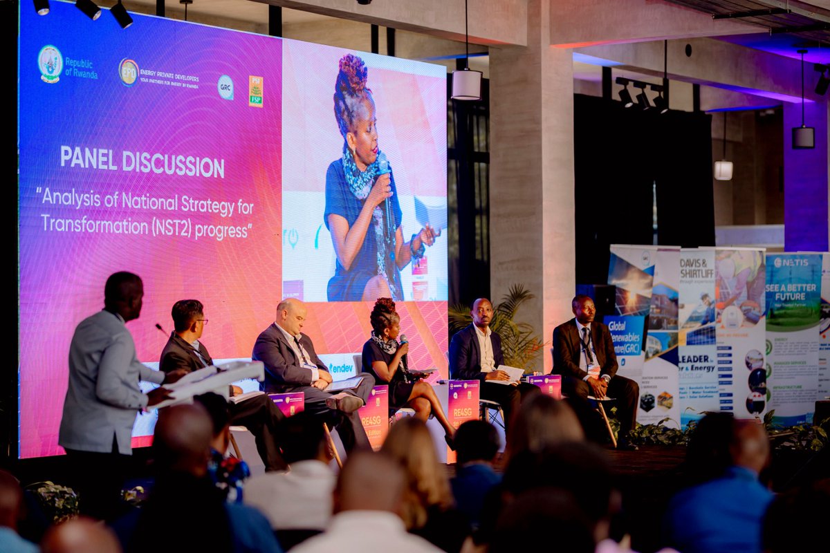 munyaxeco_rw's tweet photo. We had a great time at #RE4SG2025 last week! From Sept 8–12, we showcased our solar innovations as exhibitors. Our CEO Francine Munyaneza joined industry leaders on a plenary panel to discuss Rwanda’s NST2 ESSP progress. 

#EnergyForDevelopment #Rwanda #MunyaxEco https://t.co/PAFRjFpoU1