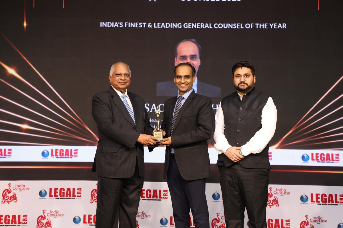 TCEConnect's tweet image. We are pleased to share that Mr. Sachin Mishra, General Counsel at Tata Consulting Engineers (#TCE), was honoured as India’s Finest &amp;amp; Leading General Counsel of the Year at the 14th Annual India Conclave &amp;amp; Awards 2025.

At the conclave, he also spoke on the panel discussion…