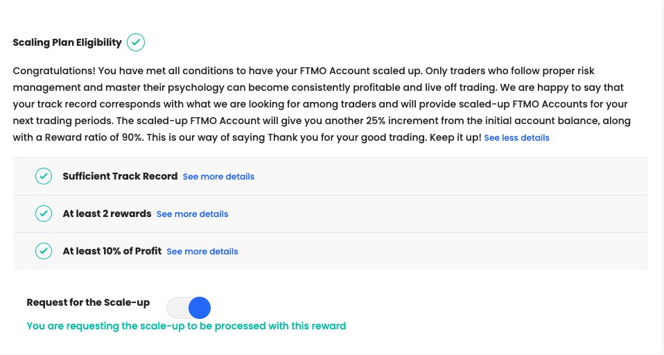 beautiful start of the week, got my ass kicked by the weekly open spread on my $GBPUSD position. 

on a positive note, last Friday i got one of my FTMO account scaled up, great feeling to get rewarded for my hard work. 

hopefully rest of the week will be better 🫶🏼
