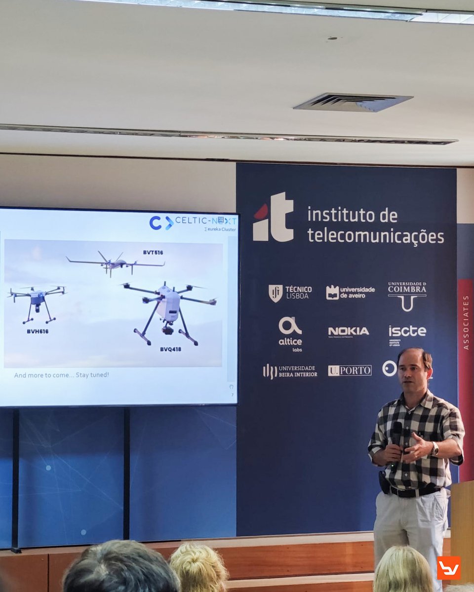 BeyondVision_pt's tweet photo. We had the pleasure of participating in CELTIC-NEXT Proposers Brokerage Day in Aveiro, Portugal, representing #BeyondVision.
We were honoured to be invited as an example of a successful Portuguese SME to share our path and innovative strategies with the CELTIC Community. https://t.co/ssA47CxY3Z