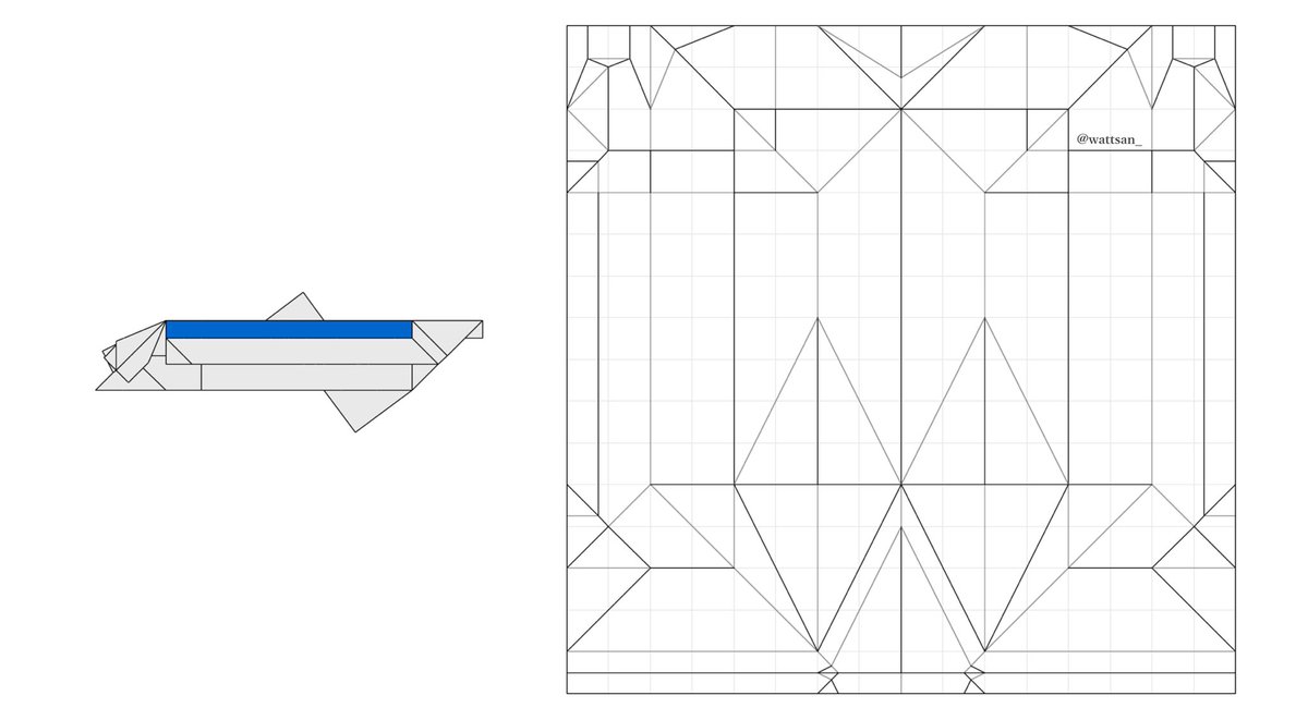 イワシ
作者名：わっつぁん
折り手：わっつぁん
ある程度雰囲気は出せたと思います．
#折り紙作品