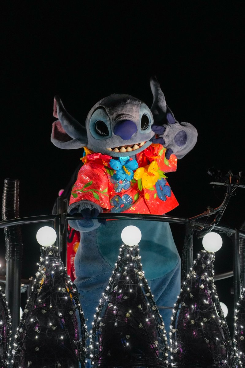 スティッチ フィギュア ライトアップ DISNEY CHRISTMAS トナカイ