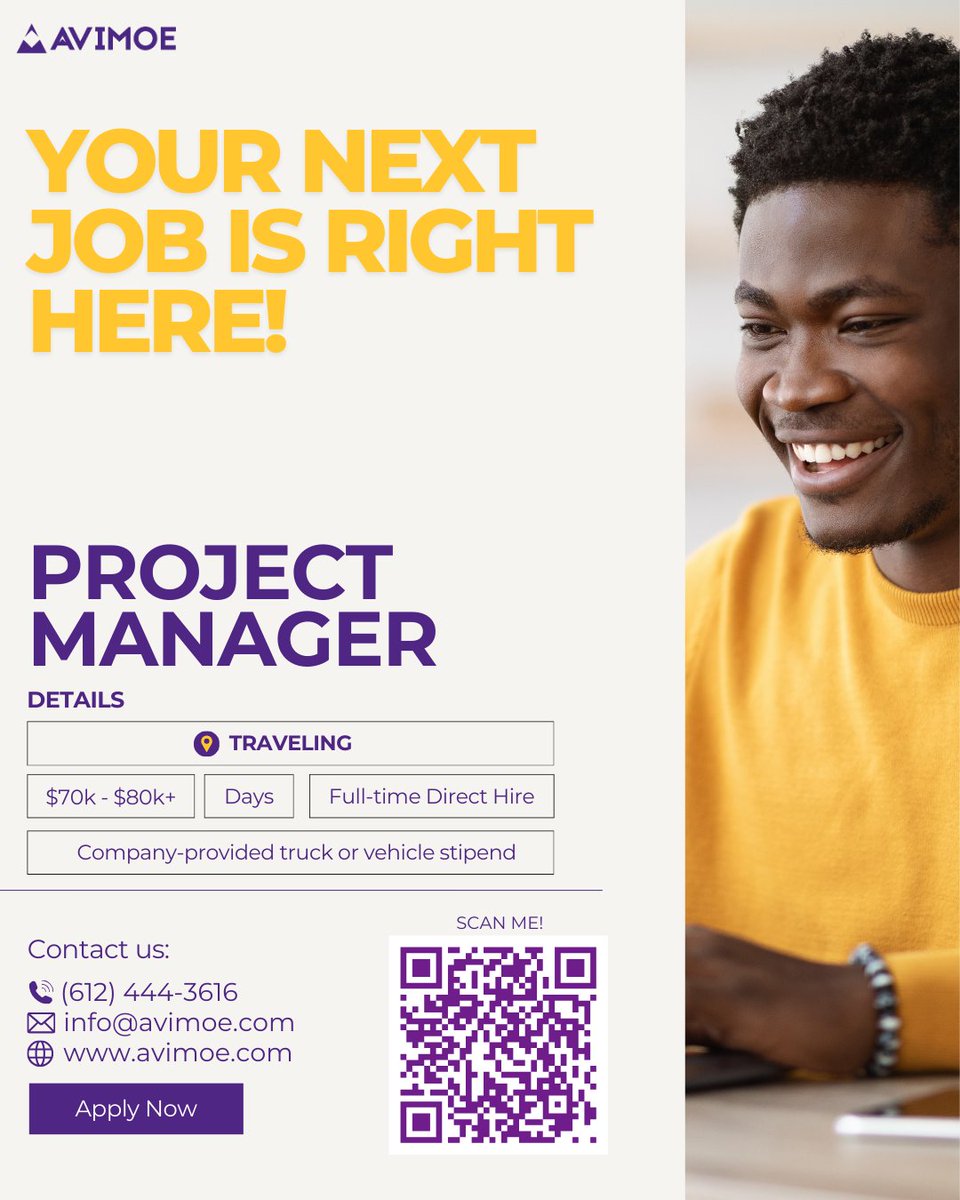 avimoe_wc's tweet image. 🚨 WE’RE HIRING: Traveling Project Manager – Nationwide (Utility &amp;amp; Fiber Construction)! $70k–$80k+, bonuses, travel perks &amp;amp; growth. Positions filling FAST—book your interview now 👉 avimoellc.sensehq.com/scheduler/2352…