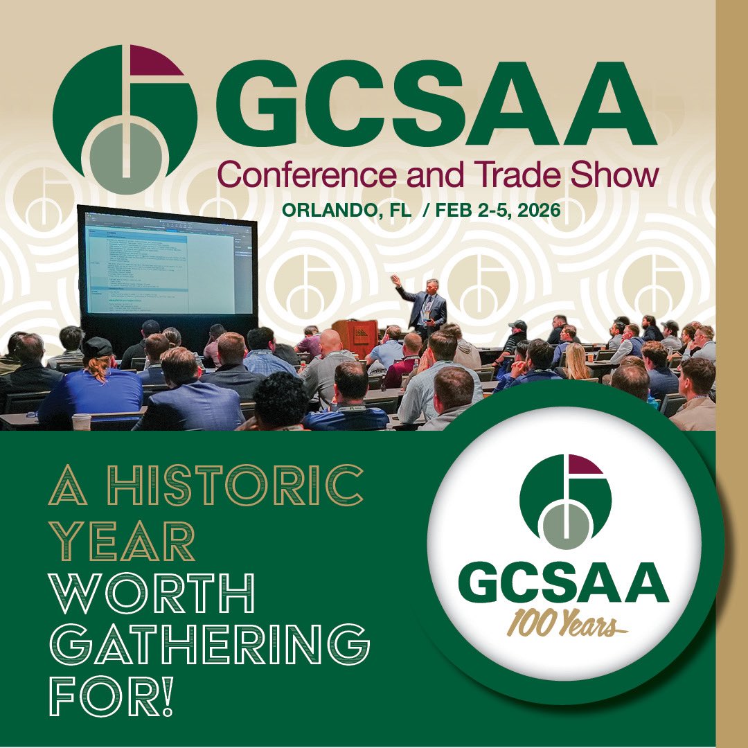 After celebrating GCSAA’s 99th, we’re looking forward to the centennial celebration in Orlando! Stay tuned for news of events. #GCSAAConference registration opens September 23. gcsaaconference.com