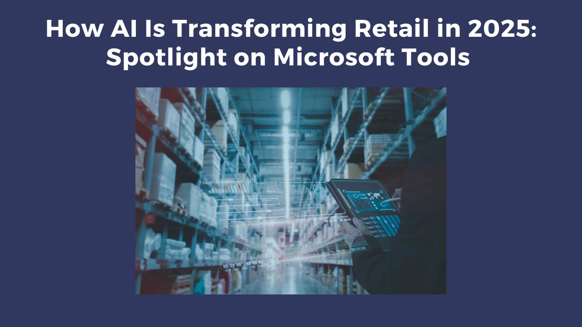 PartnerWithLTS's tweet image. AI is transforming retail! From personalized shopping to smarter inventory, Microsoft tools help retailers work faster and smarter.
💡 Learn how: lanetechnologysolutions.com/how-ai-is-tran…
#RetailTech #Microsoft365 #WinterParkFL