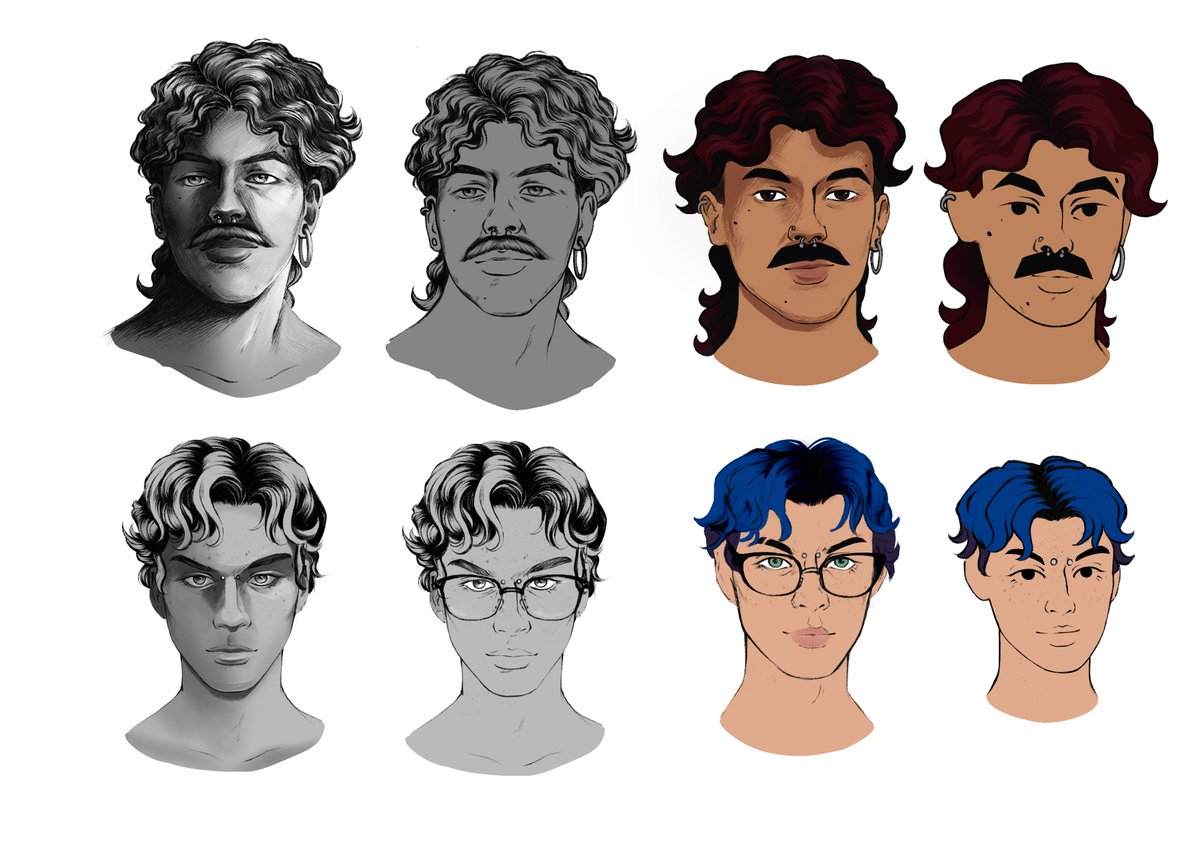 Salvatore and Antoine
Barmen/Hairsylist and Dancer/Teacher

I already started making storyboards for a first webtoon chapter!

#gay #webtoon