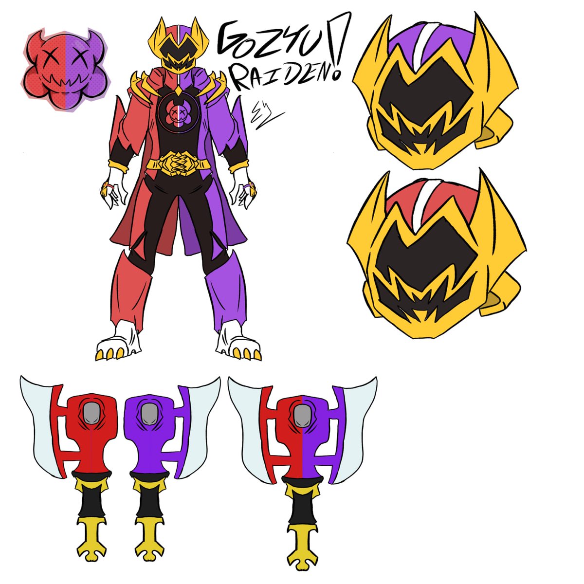 Gozyu raiden!!
Atualizei pq sim 
( e que talvez eu nunca use )
#Gozyuger
