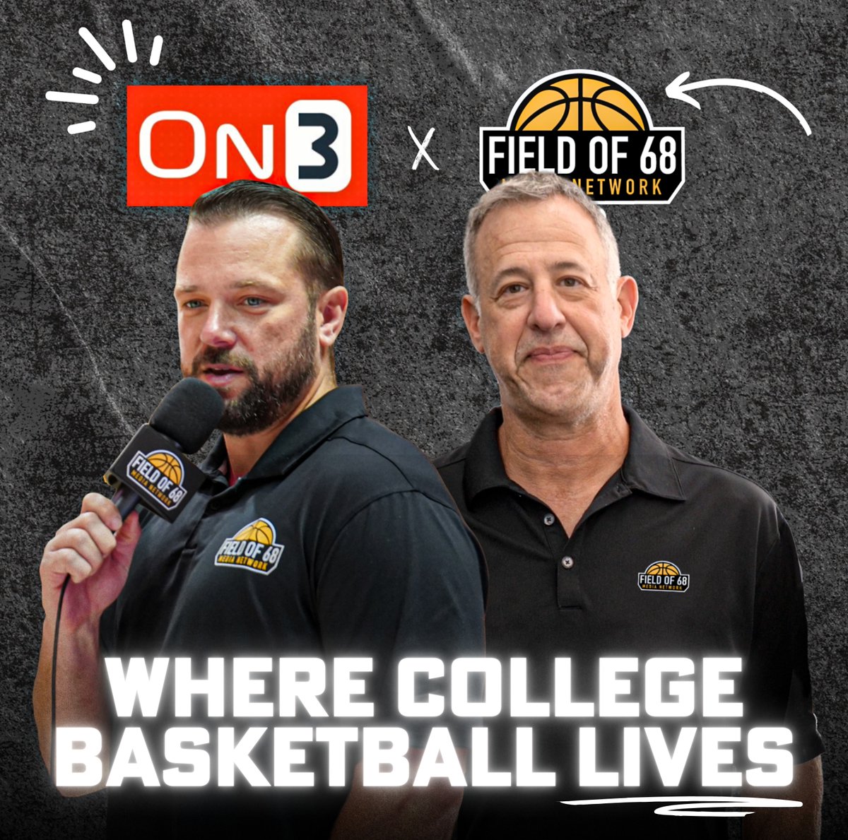 BREAKING: We've partnered exclusively with @On3Sports to lead their college basketball masthead

Starting today, you can find all of <a href="/GoodmanHoops/">Jeff Goodman</a>’ and <a href="/RobDauster/">Rob Dauster</a>'s written content on our On3 site ⬇️
