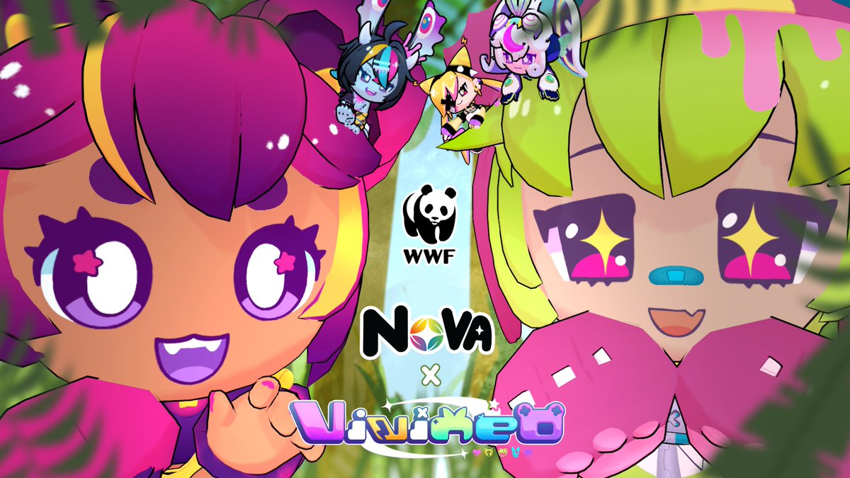 ✨Our first charity campaign!🌟

Excited to announce we will be apart of WWF's Go Live for Nature charity fundraiser with NOVA!🌟

Let's work towards preserving our magical nature together! We hope you will support our participating members campaigns!!! 🌱･ﾟ✧