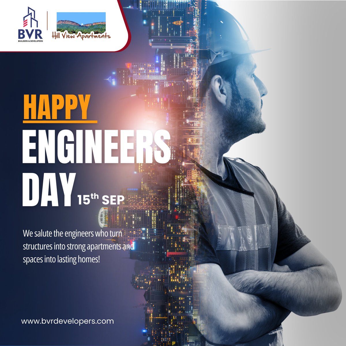 BVRDevelopers's tweet photo. 𝐁𝐕𝐑 𝐇𝐢𝐥𝐥 𝐕𝐢𝐞𝐰 𝐀𝐩𝐚𝐫𝐭𝐦𝐞𝐧𝐭𝐬 𝐄𝐧𝐠𝐢𝐧𝐞𝐞𝐫’𝐬 𝐃𝐚𝐲, 𝐨𝐧 𝐭𝐡𝐞 𝐬𝐭𝐫𝐞𝐧𝐠𝐭𝐡 𝐨𝐟 𝐞𝐧𝐠𝐢𝐧𝐞𝐞𝐫𝐢𝐧𝐠!
📞 +919160008096
🌐  www.bvrdevelopers
📍 : 5-46/2, Upperapalli Village, Thummalagunta Panchayat, Tirupati,#engineer #engineers #engineersday. https://t.co/2BvgIu2Xpx