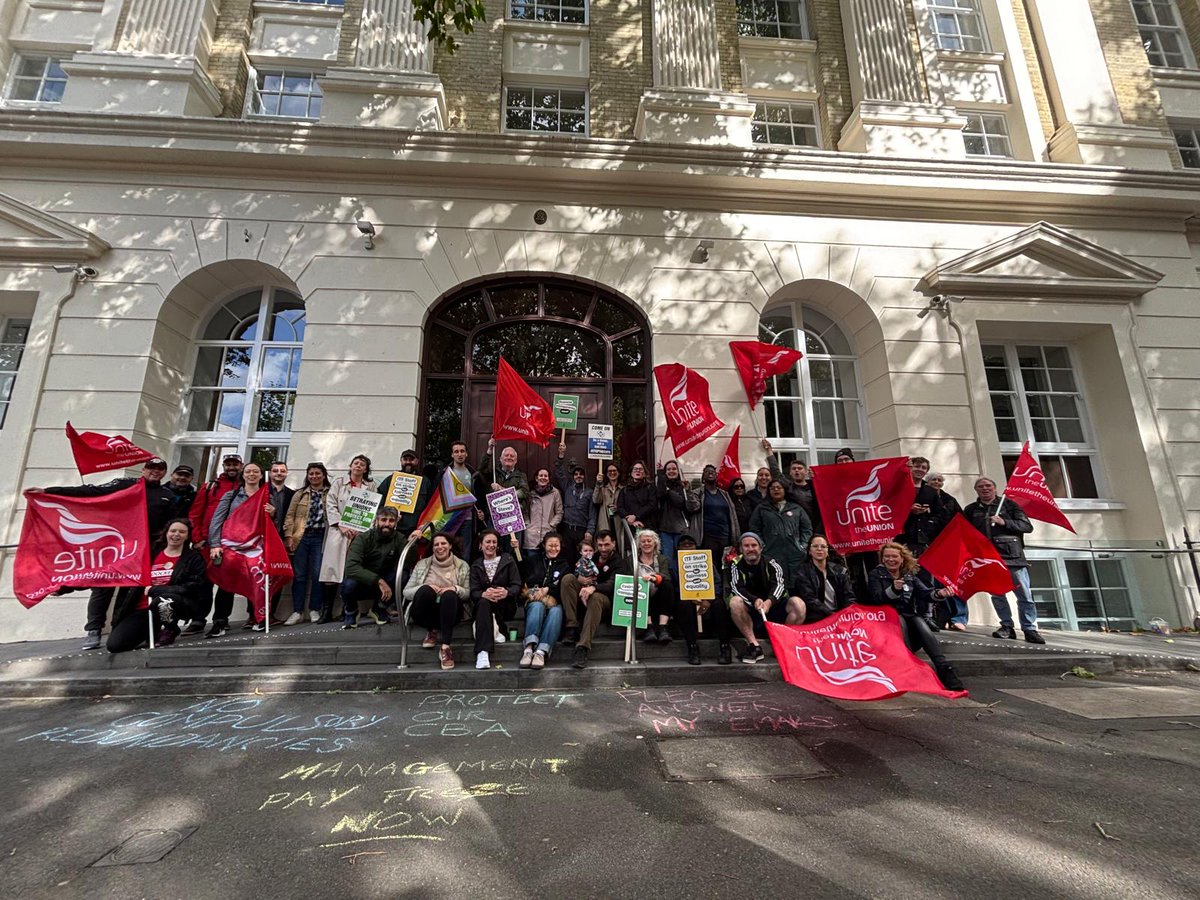 ITF Staff Strike Day 1: 

We are on strike 15-18 September for fairness and equality. Our work is global, so too is our picket line. Solidarity knows no borders!