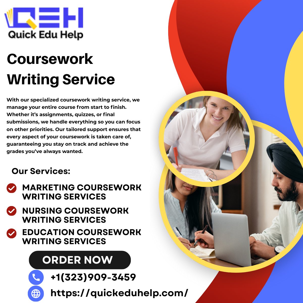 quickeduhelp42's tweet image. Coursework Writing Service
With our specialized coursework writing service, we manage your entire course from start to finish.
Order Now:
+1(323)9093459
quickeduhelp.com
.
.
.
.
.
.
.
.
.
#CourseworkWriting #CourseworkWritingService #writingservice
