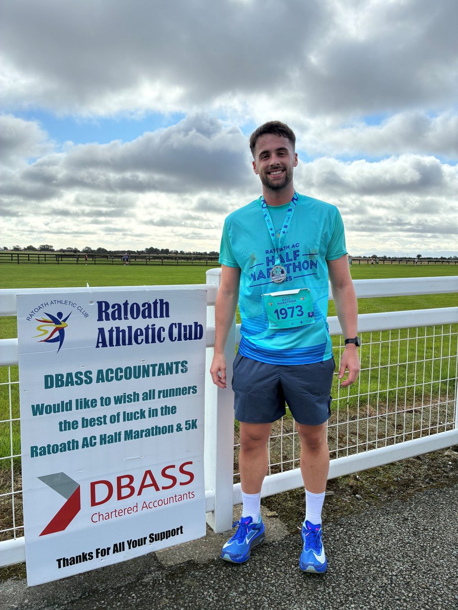🎉 Huge congratulations to our amazing colleague Mark, who took part in the Ratoath AC Half Marathon at the weekend and clocked an impressive time of 1:36:46! 🏃‍♂️💥
We’re so proud of you, Mark — what a fantastic achievement! 👏👏
#TeamPride #WellDoneMark #RatoathACHalfMarathon