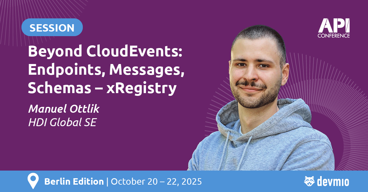 api_conference's tweet image. 🚀 Cloud-native systems thrive on events—but how do we make them robust, type-safe, and future-proof?
Find out the answer at API Conference Berlin!
🔗 f.mtr.cool/qgywmbrxfc
#APICon #EventDriven #CNCF #CloudNative