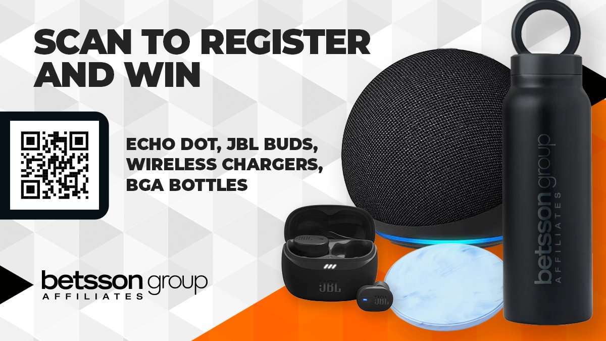 Prizes, Fun &amp; Vibes Await at SBC Summit Lisbon Day 2! 🎉💥

Join Betsson Group Affiliates at Stand F590 for a chance to win epic prizes  like JBL Wireless Buds, Echo Speakers, Wireless Chargers, and more!  🎧🔊🔋

#sbcsummit #BGA #SBC #Affiliates #Networking #giveaways #Lisbon