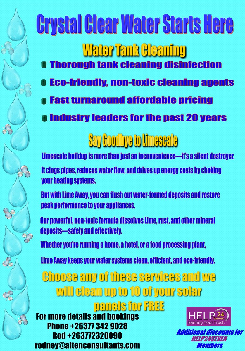 Water tank Cleaning and Lime scale removal