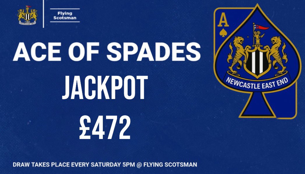 🔵♠️ ACE OF SPADES ♠️ 🔵

This weeks jackpot update: