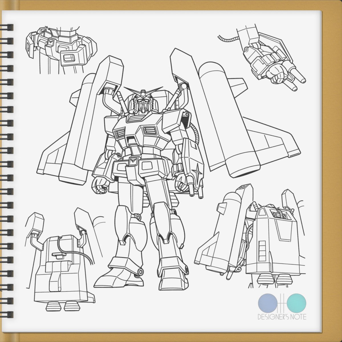 RX-78/2 4
ブーストガンダム
Mk-Ⅱディフェンサー（スーパーガンダム）のような形態になります。
劇場版の世界線を経由してGディフェンサーにつながります。
#ガンダム #スーパーガンダム #機動戦士ガンダム #メカデザイン