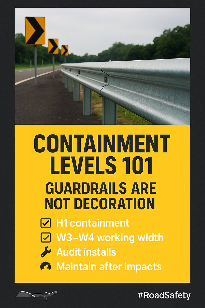 OmEngineerin's tweet photo. Engineers’ Day reminder: India’s highways are only as safe as their end terminals. A bad end = a spear. A tested terminal = a lifesaver. Inspect. Replace. Respect. #EngineersDay2025 #Engineering #RoadSafety #NHAI  #CrashBarrier #Highways https://t.co/jFy2KllWjF