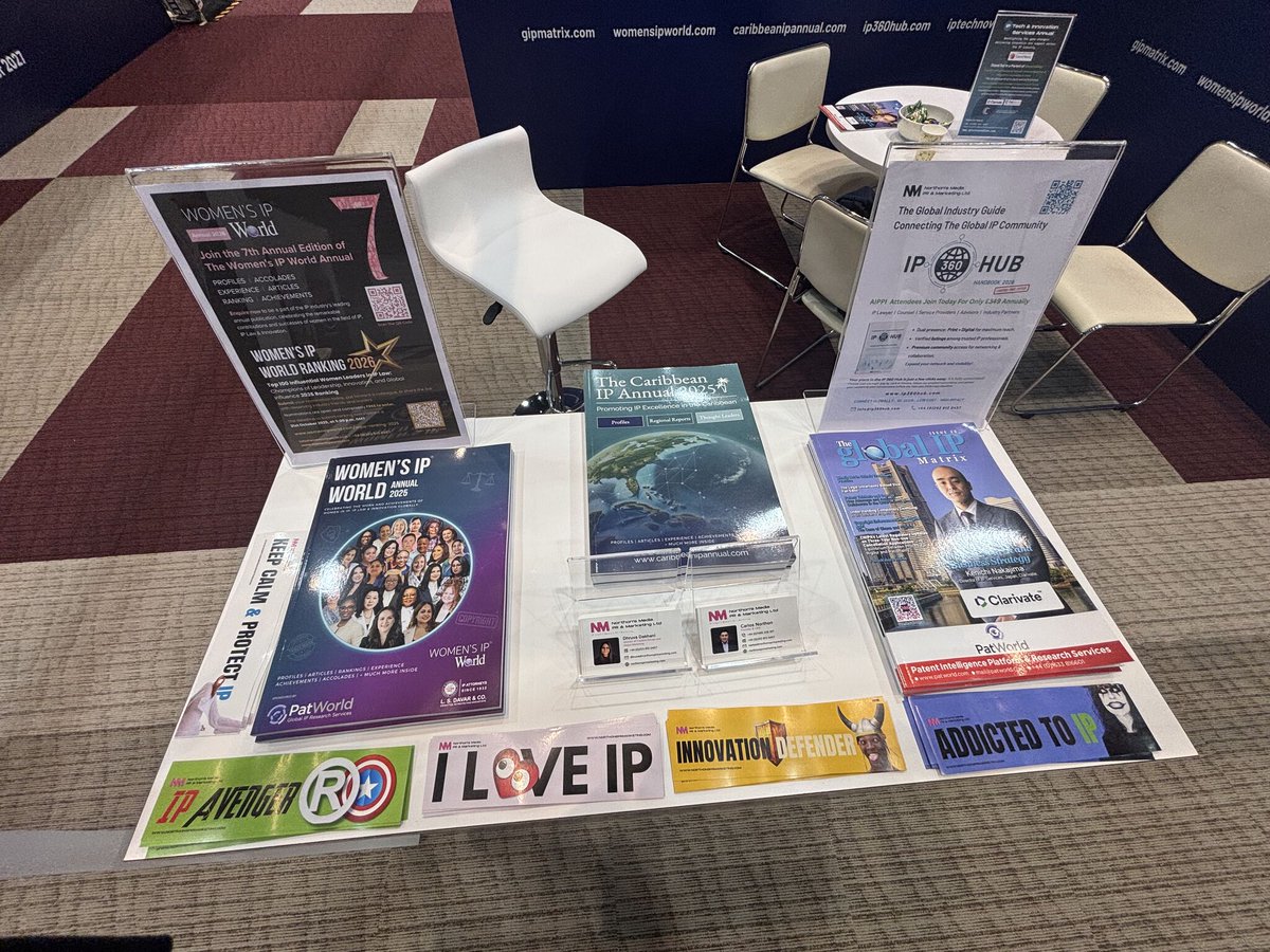 ip360hub's tweet photo. Day 3 at the @AIPPI_ORG World Congress in Yokohama! The event continues to spark insights &amp; meaningful exchanges across the global IP community. Meet Dhruva Dakhani at Booth 26 to explore IP360HUB, @iptechnovation &amp; pick up @GIPMatrix, @WomensIPWorld1 &amp; @TheCaribbeanIP.

#AIPPI https://t.co/okeEycPA3m