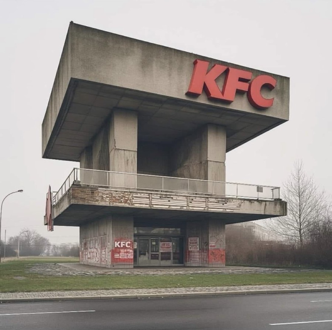 NoContextHumans's tweet image. KFC in Eastern Europe looks welcoming…