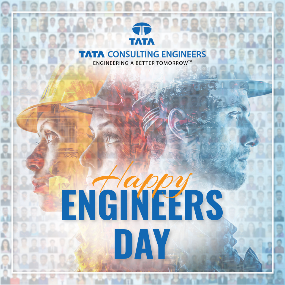 TCEConnect's tweet image. Happy Engineers’ Day

On 15th September, we celebrate the vision, creativity and determination of engineers who transform ideas into reality and shape the world around us.

At Tata Consulting Engineers (#TCE), we salute the spirit of engineering that builds resilient…