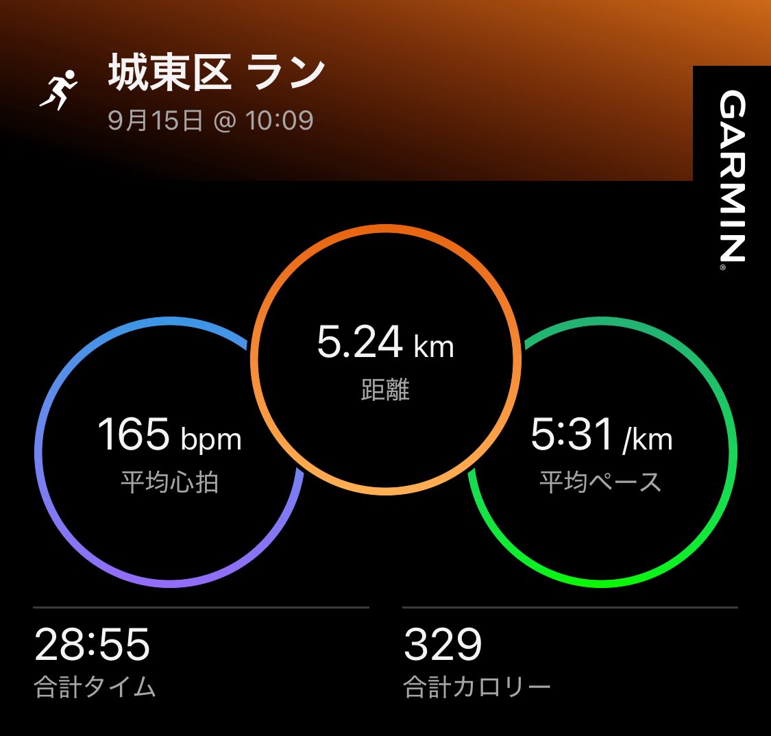 koni_4410's tweet photo. 昼ラン5km

投稿するのを忘れてました。 https://t.co/ht3LAwvS5j