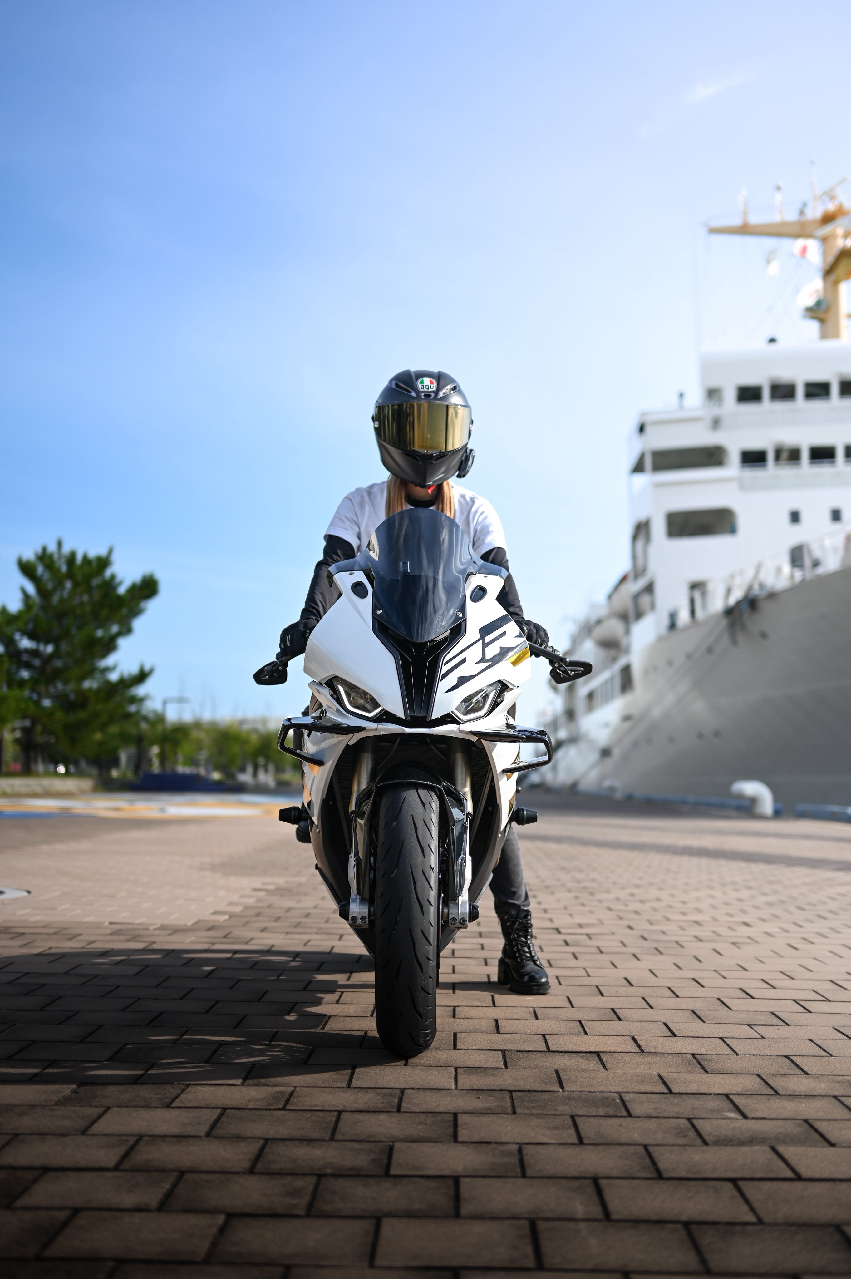 にゃみ@ 109717 1/12完成品バイク KAWASAKI Ninja ZX-25R メタリック