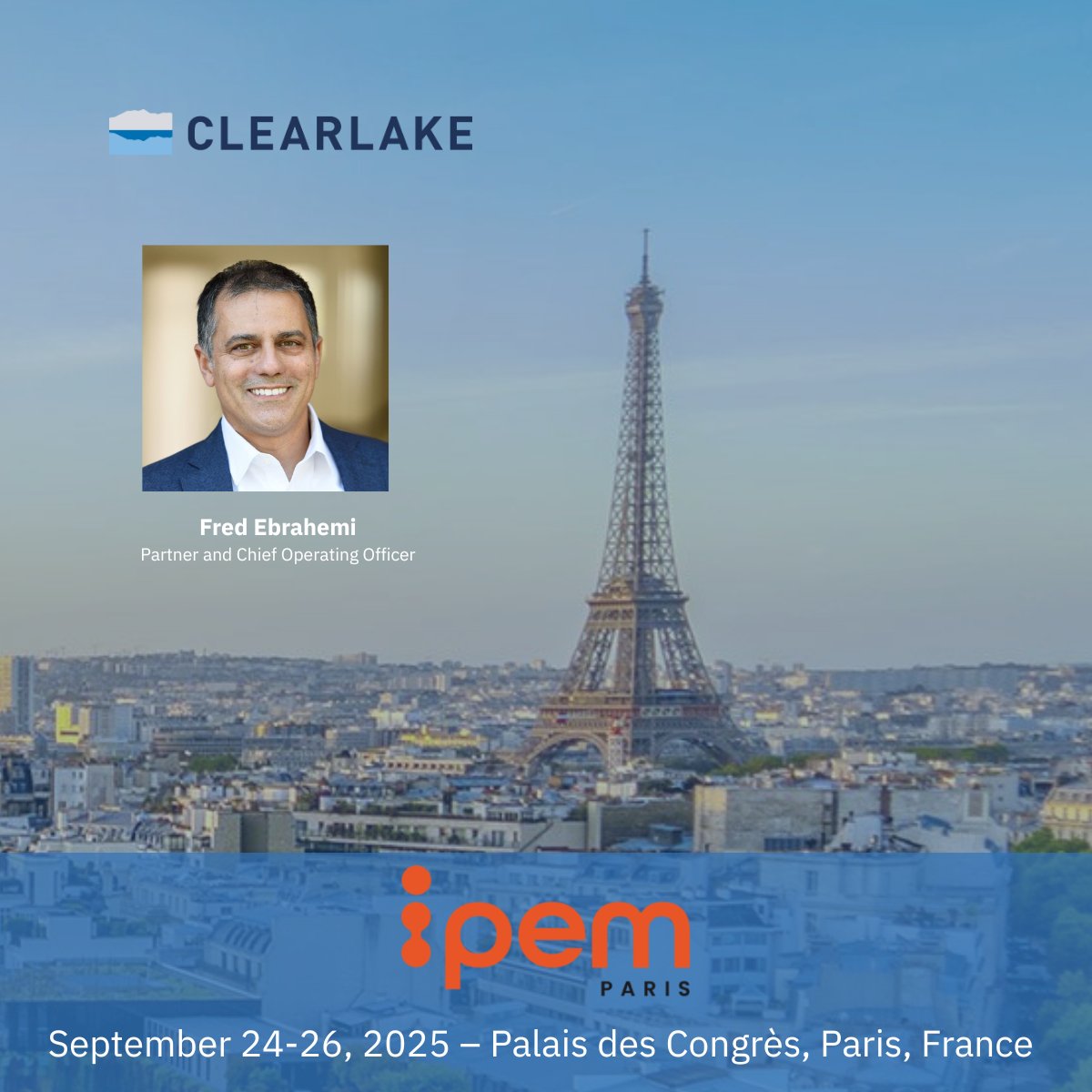 We’re excited to share that our Partner and Chief Operating Officer, Fred Ebrahemi, will be speaking at <a href="/IpemMarket/">IPEM</a> Paris on September 26th, alongside Ana Dicu, Sylvia Martinez and Cyndi Mosquera to unpack what’s ahead for continuation vehicles.  Be sure to also stop by our stand