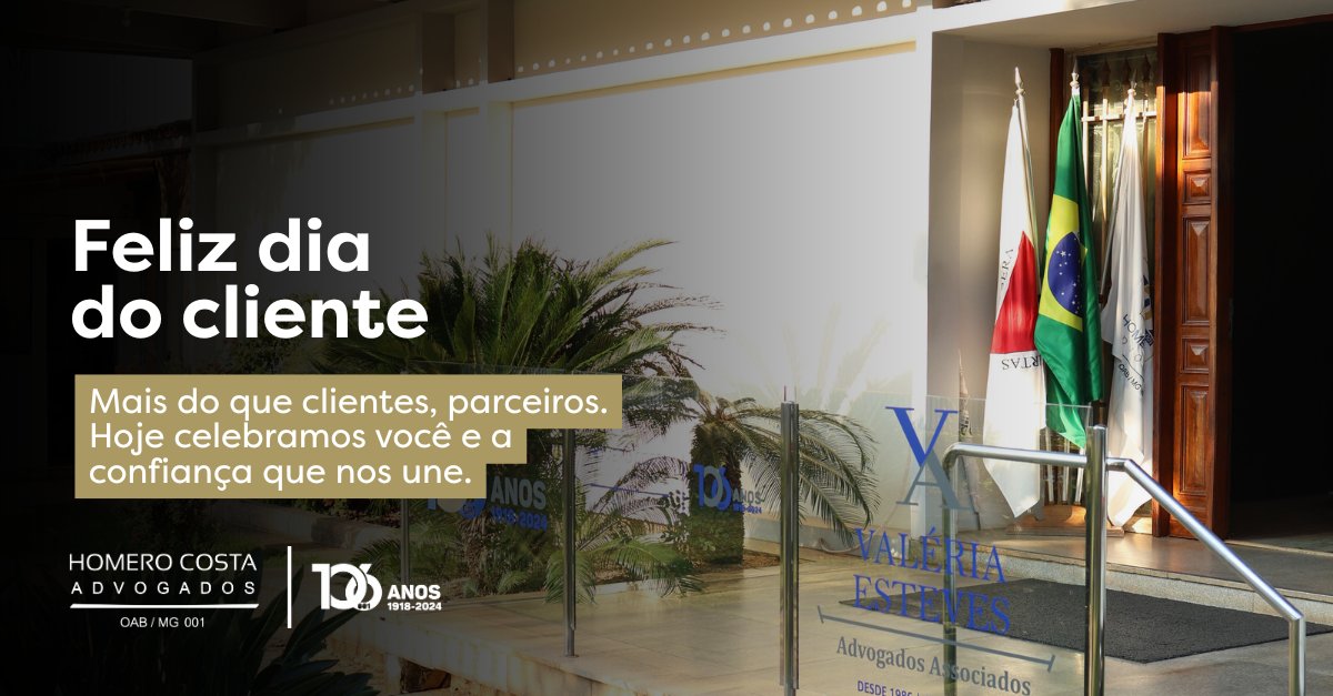 HomeroCostaAdvs's tweet image. Você não é só cliente, é nosso parceiro de causa. Cada desafio superado juntos é prova cabal de confiança. Neste processo da vida, ter você ao nosso lado é sempre sentença favorável. 

Feliz #DiadoCliente! 

#HomeroCostaAdvogados