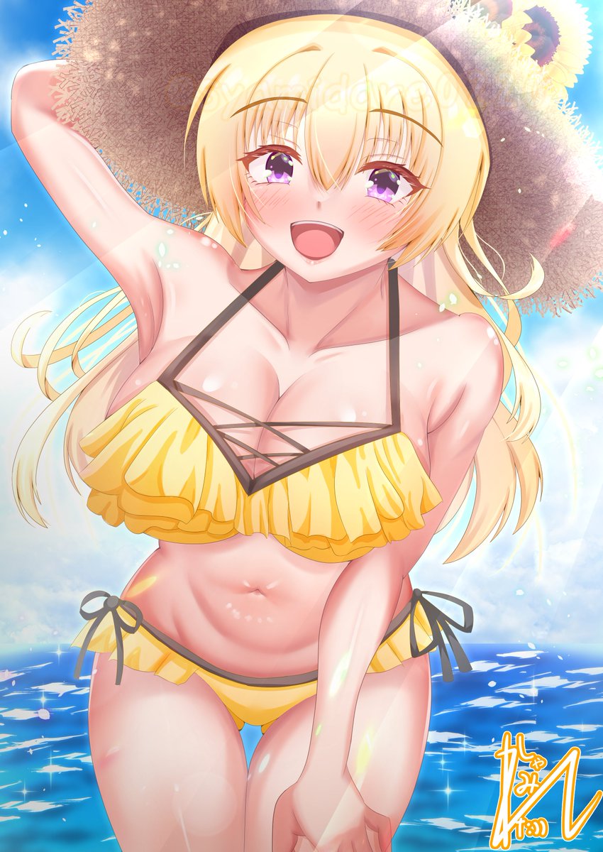 #夏が終わりそうだし今年描いた水着絵を貼ろう 