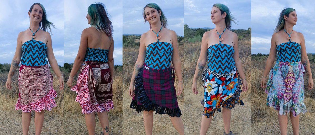 WishkamonTCC's tweet photo. A bunch of wrap skirts I made recently for festival stock! which one is your favourite?

#seamstres #fuckfastfashion #slowfashion #skirt #handmade https://t.co/CAROQCcD9j