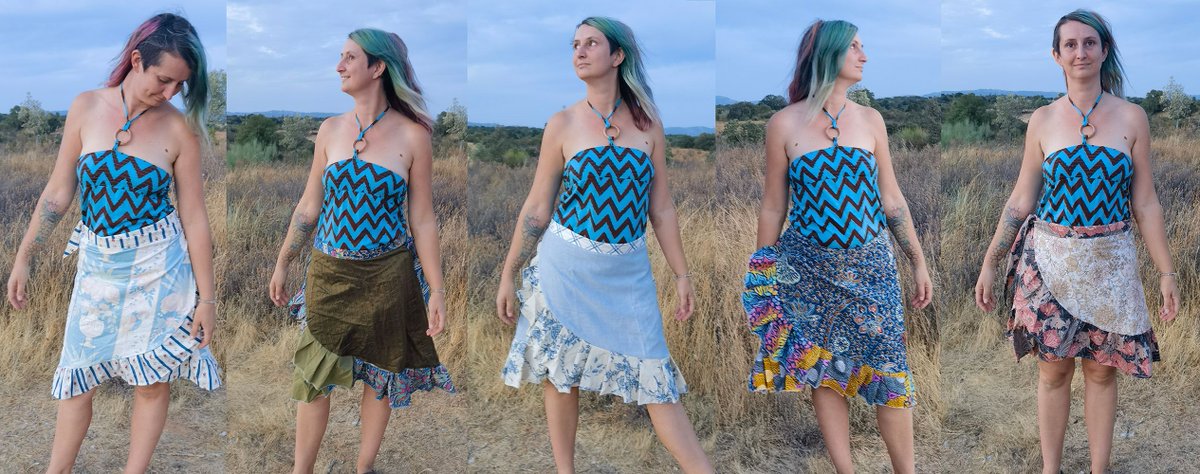 WishkamonTCC's tweet photo. A bunch of wrap skirts I made recently for festival stock! which one is your favourite?

#seamstres #fuckfastfashion #slowfashion #skirt #handmade https://t.co/CAROQCcD9j