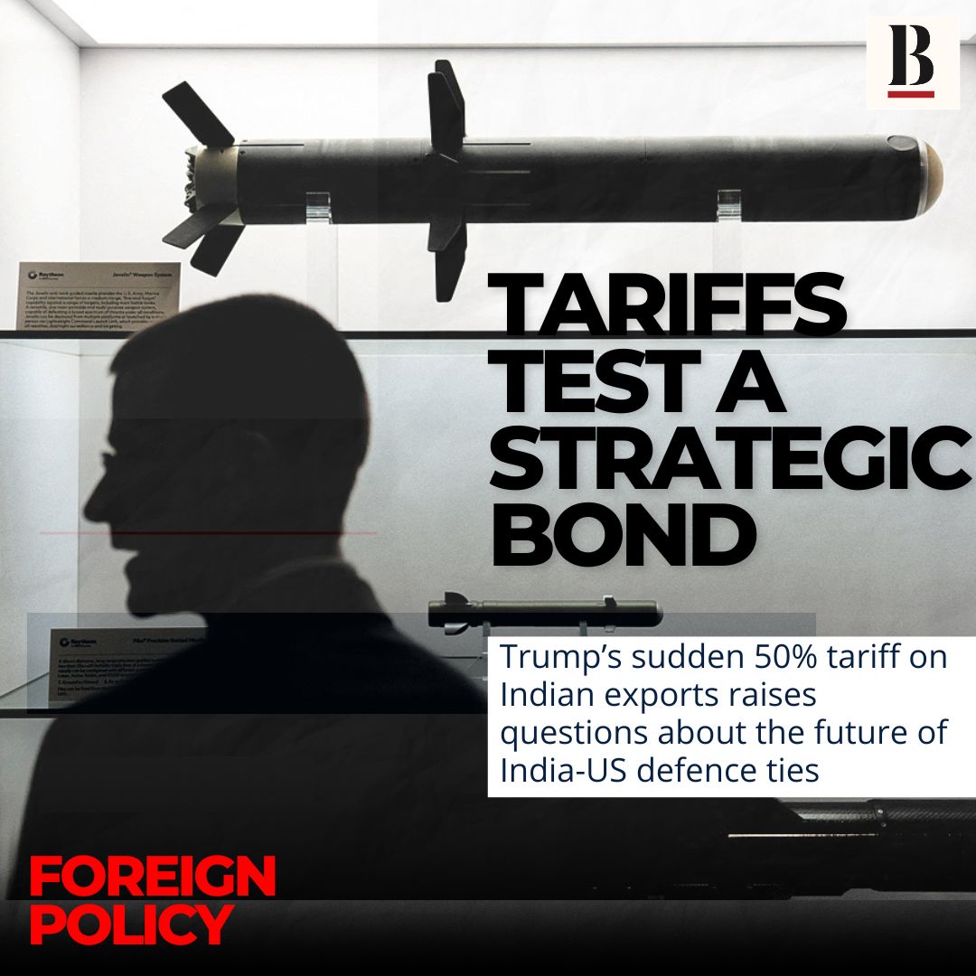 BSBlueprint's tweet image. A surprise 50% US tariff on Indian exports has shaken trade and security circles. While both sides insist ties remain strong, defence deals like Javelin and Stryker face scrutiny - business-standard.com/blueprint-defe…

#IndiaUS #DefenceCooperation Blueprint #BusinessStandardBlueprint
