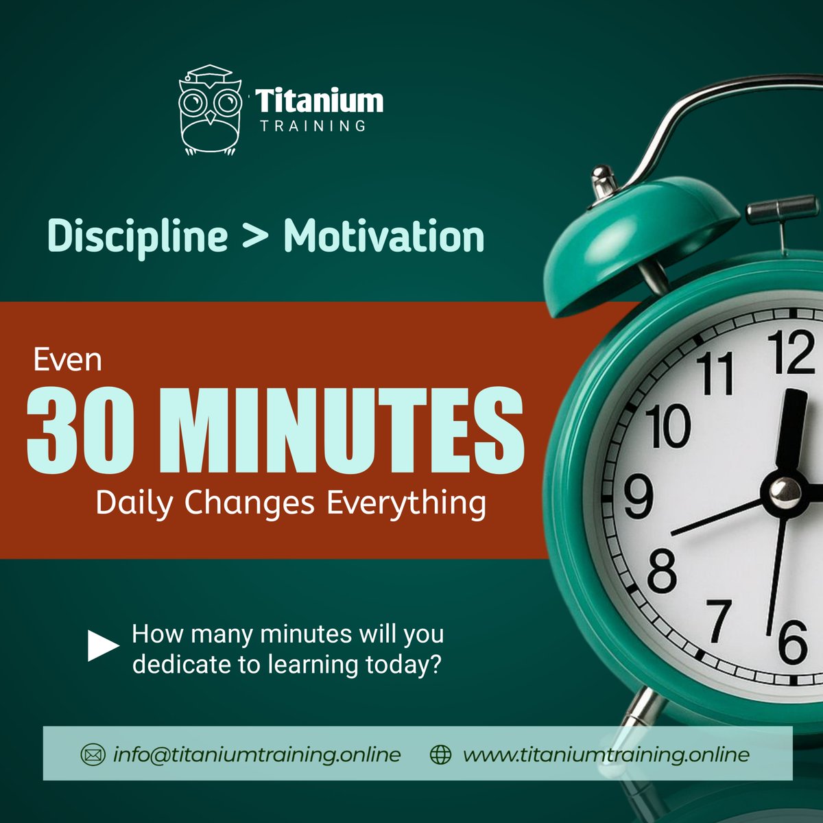 Titanium_instit's tweet image. It’s a new week and the choices you make today can set the tone for your tomorrow.

Stay consistent and let your growth speak louder than excuses!

Click the LMS link in our bio and start your journey with Titanium Training.

#MondayMotivation #TitaniumTraining #KeepLearning