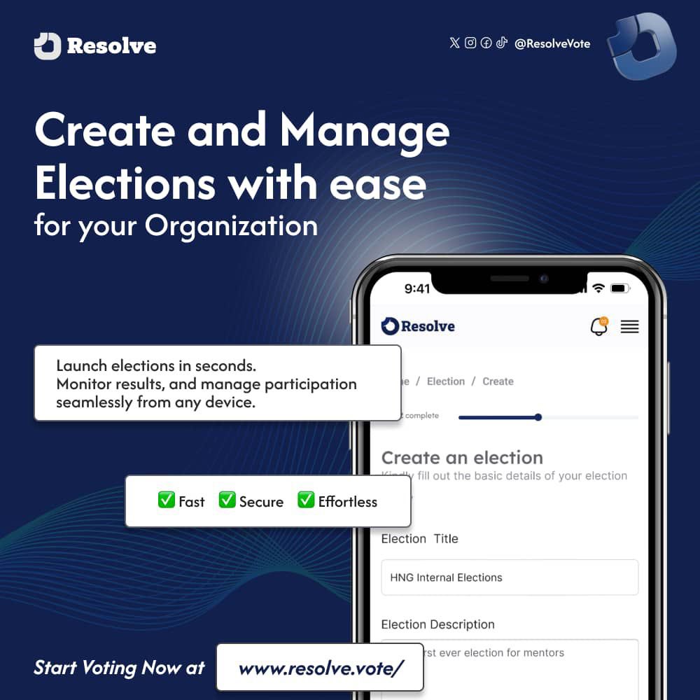 Resolve.Vote tweet media