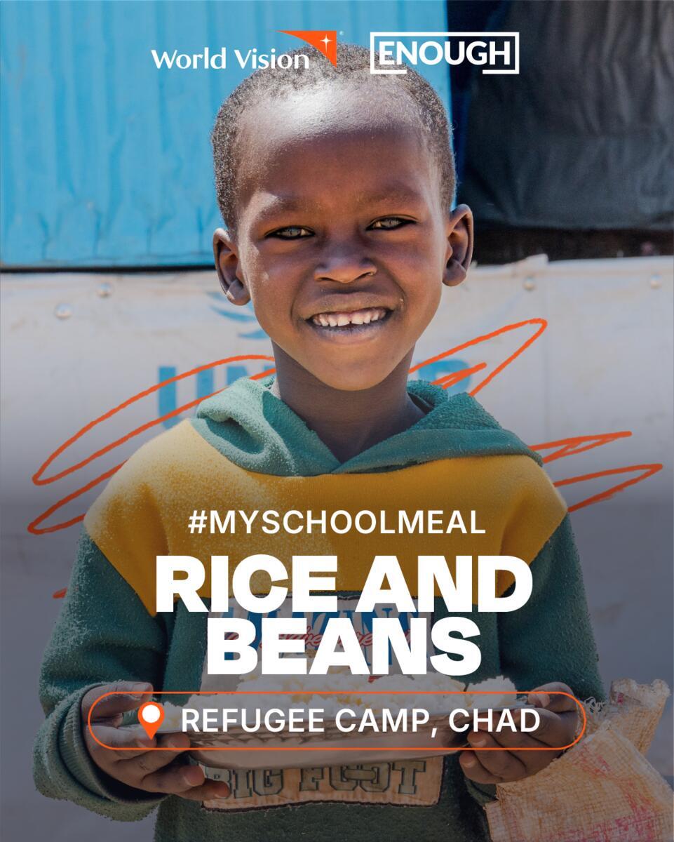 ᯓ➤ When food is too expensive for families to afford, children depend on #SchoolMeals 🍛 to eat.

ᯓ➤ Last year, <a href="/WorldVision/">World Vision</a> provided nutritious school meals for nearly 1M kids across 20 countries.

🔗: wvi.org/ENOUGH/school-…

#ENOUGH <a href="/SchoolMeals_/">School Meals Coalition</a>  #Education #crisisinsudan