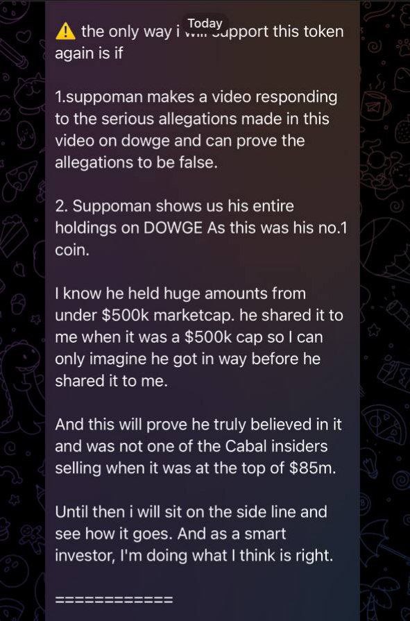 MichaelSuppo's tweet image. Hahaha nice try asshole!

“Well researched video”… lol! 

Given your lame shouts on Fiat, or Cheers, or Energy, or Printer or any of the thousand flopped shitcoins you pump and dump on people

I think the bar for “well researched” is lower than your credibility