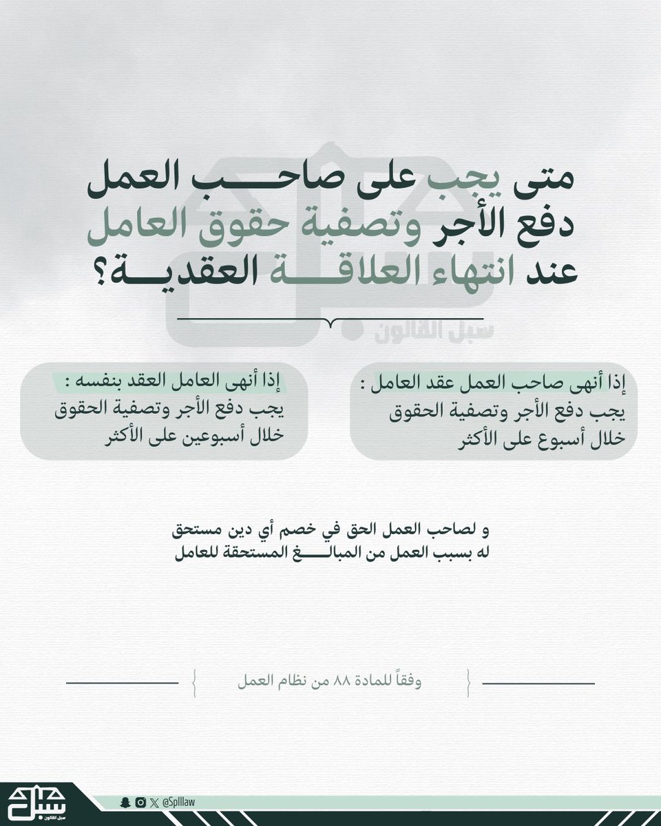 سبل القانون tweet media