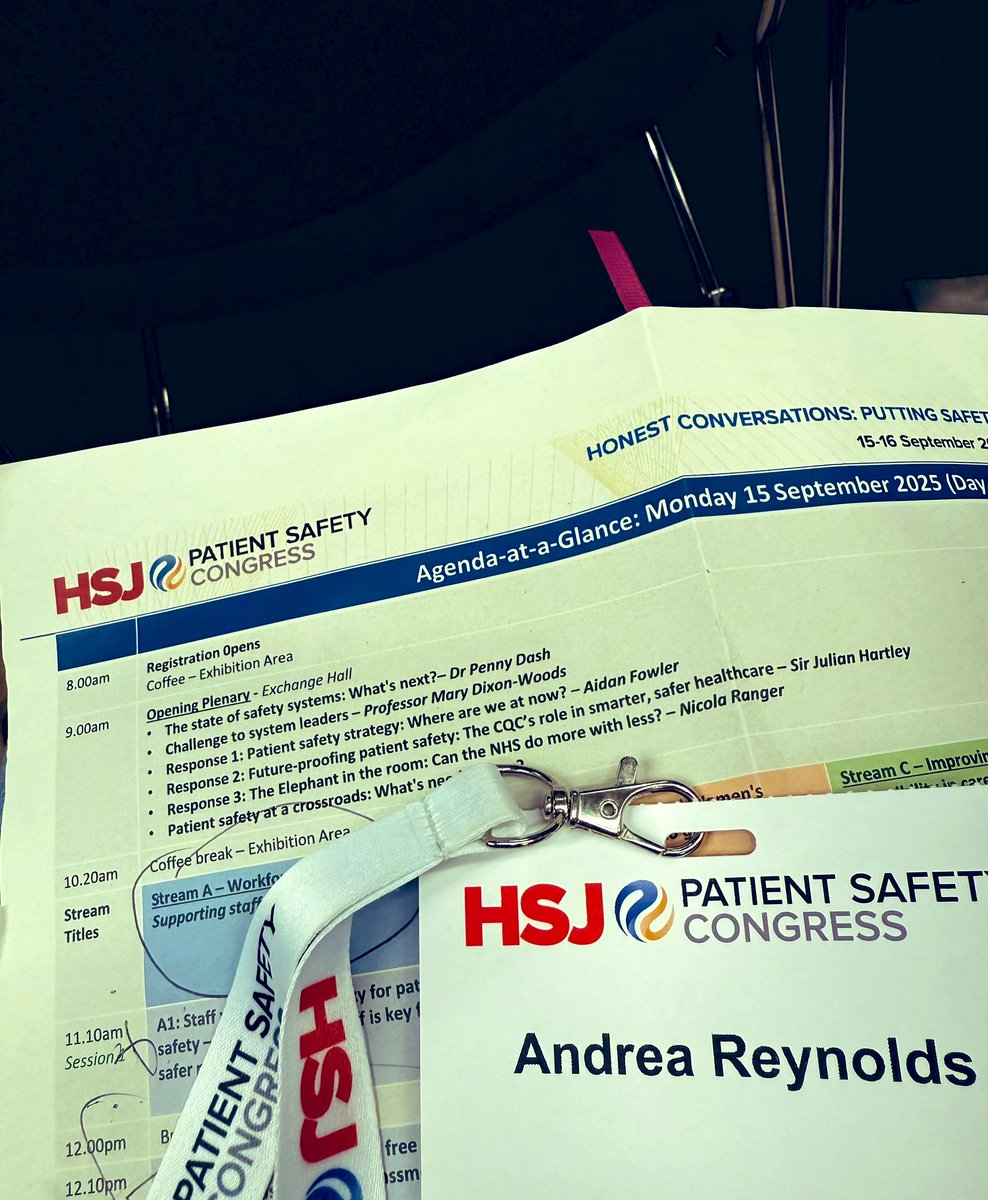 Patient safety at the heart of everything #HSJpatientsafety
