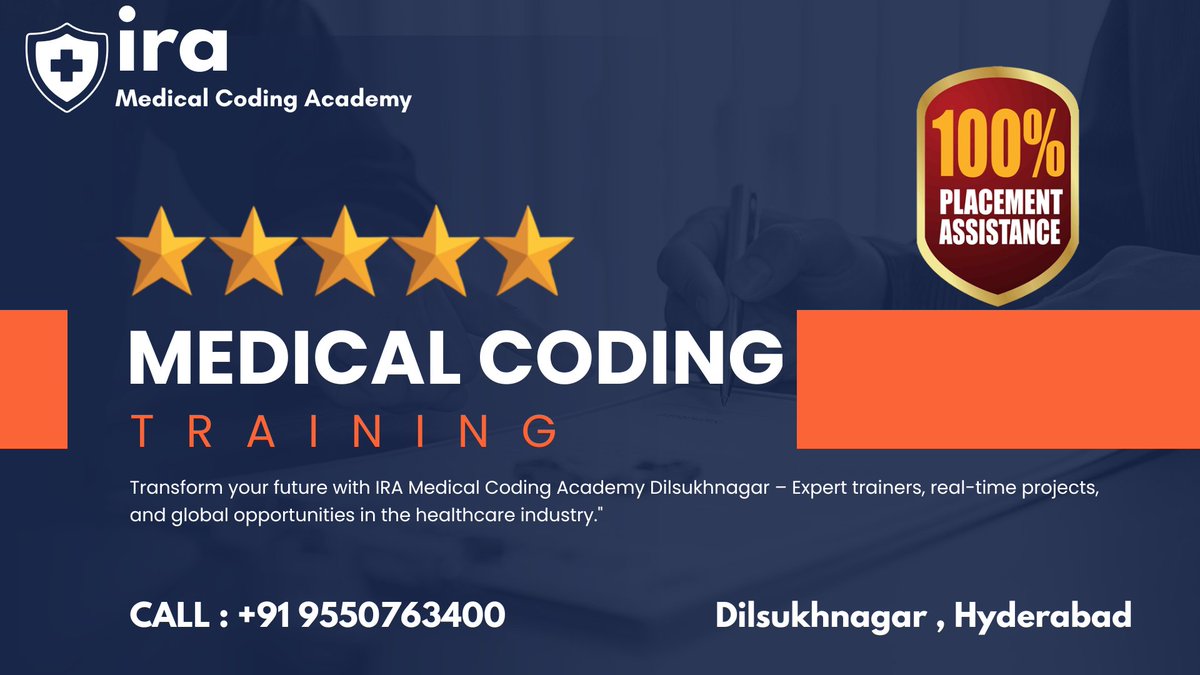 IraCoding's tweet image. #MedicalCodingTrainingInstituteDilsukhnagar #MedicalCodingTrainingInstituteUppal #MedicalCodingTrainingInstituteLBNagar #MedicalCodingTrainingInstituteNagole #MedicalCodingTrainingInstituteBalapur #BestMedicalCodingInstituteHyderabad #MedicalCodingTrainingWithPlacements