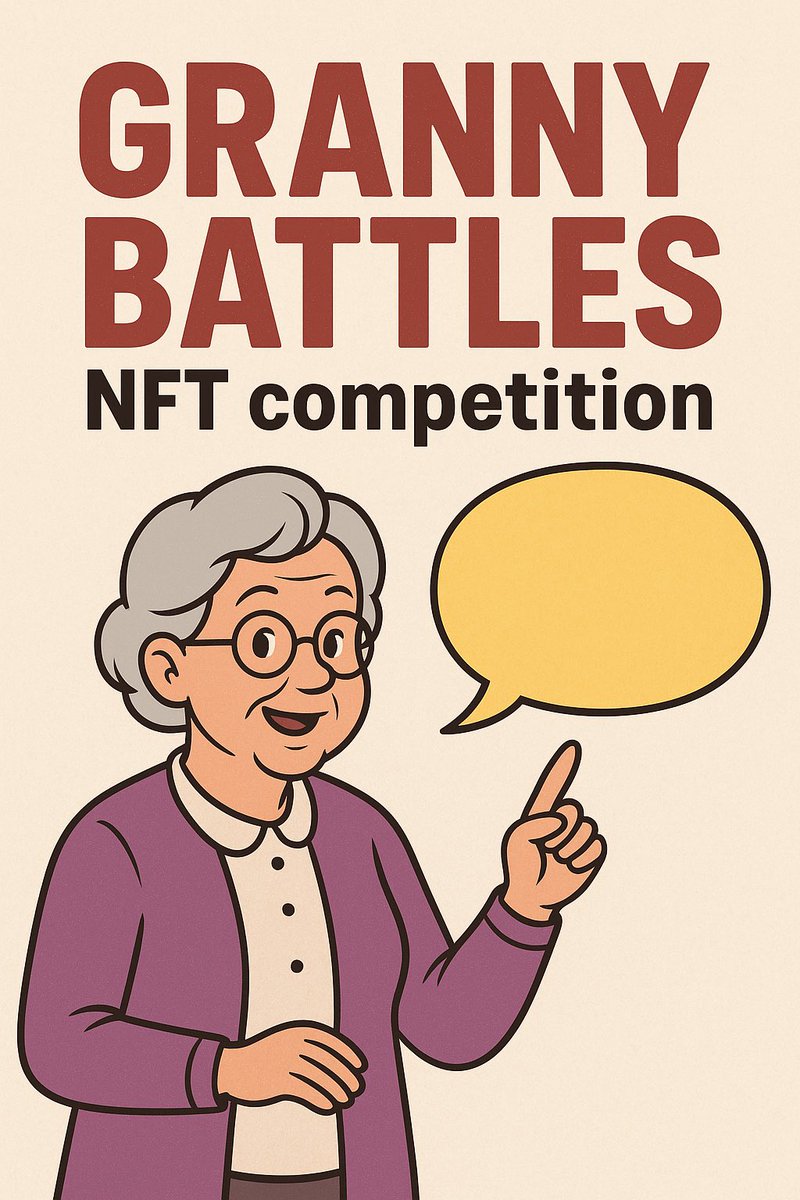 grannybattles's tweet photo. Your voices have been heard. 

The wait is over, Meme warriors and NFT enthusiasts. Granny Meme Battles, the highly anticipated meme-based combat game officially launched its first NFT competition upon the release of our NFT and its collection. 

https://t.co/jaXp2f622y

This NFT collection isn’t like your usual NFT, it has its utility! 

Each NFT bought serves both as a ticket to our $1000 prize pool competition and a key piece of utility in our upcoming Granny Meme Battles Game (It’s gonna be epic)