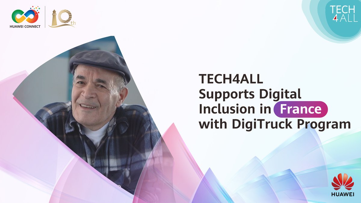 The TECH4ALL DigiTruck is helping close the digital divide in France with digital skills training in priority districts. From emails to e-commerce, the mobile classroom empowers all for the digital era.

Stay tuned for more TECH4ALL initiatives at HUAWEI CONNECT 2025 in Shanghai. https://t.co/gsWW1cmmO1