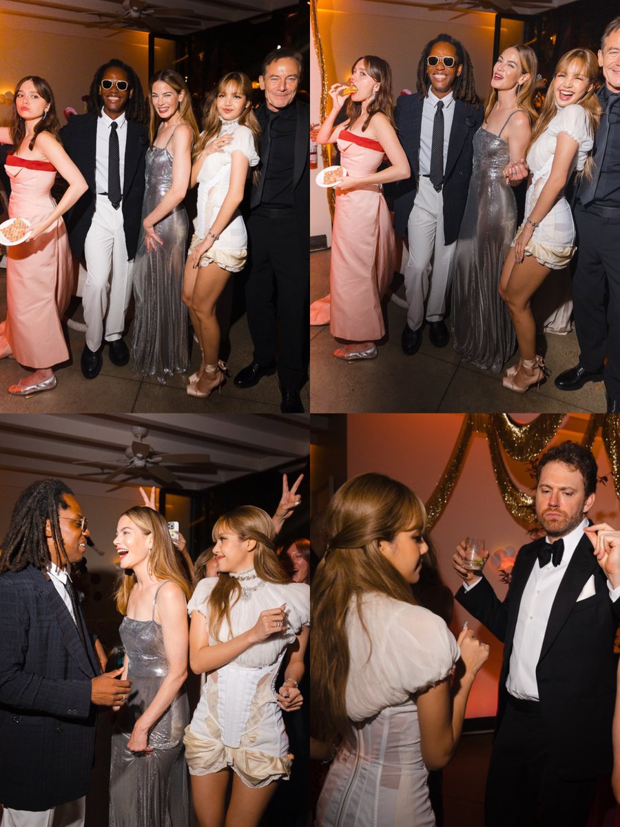 lisa having fun with michelle, jason isaacs, aime lou, david, nicholas, brice &amp; régis abby