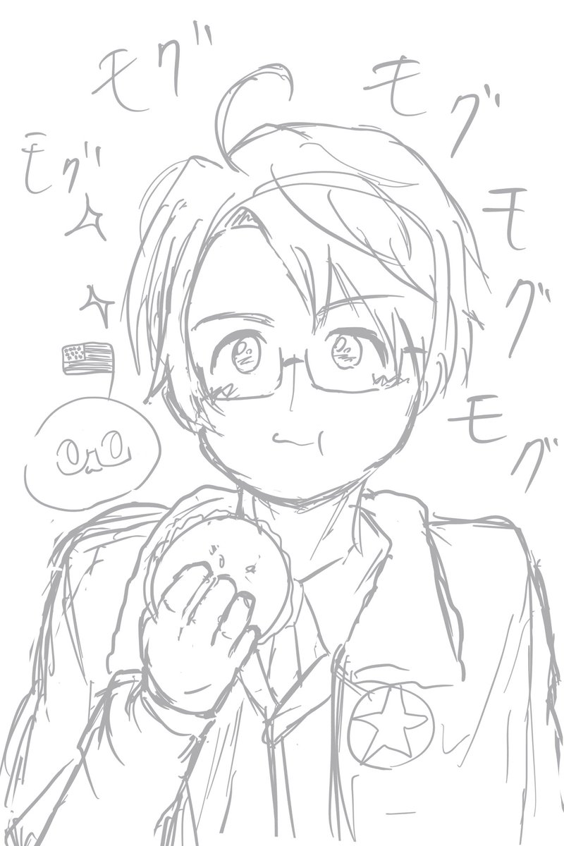 ラクガキ
#ヘタリア　#アメリカ